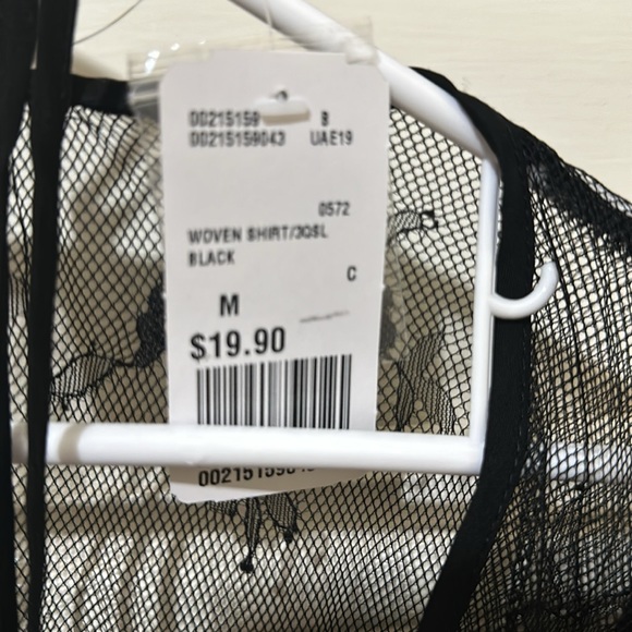 Forever 21 lace crop button down - Picture 2 of 2